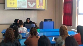 Gedizde üniversite öğrencilerine KADES uygulaması anlatıldı