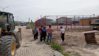 Gölpazarında devam eden çalışmaları inceledi
