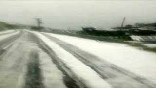 Haziran ayında her yer beyaza büründü