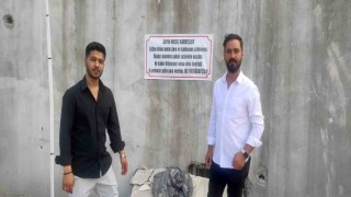 Hırsızlardan bıkan esnaf duvar yazısıyla uyardı