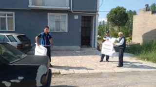 Hisarcık Belediyesi 4 bin kurban atık poşeti dağıttı