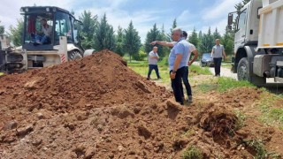 Hisarcık Esire Termal Turizm Merkezinde aile banyolarının yapımına başlandı