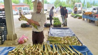 Hisarcıkta yerli sarımsak çıktı, fiyatlar düştü