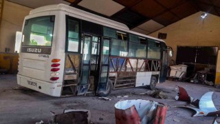 Hurdaya alınan 5 midibüs yeniden onarılarak hizmete alındı