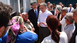 İçişleri Bakanı Yerlikaya, Konteyner Kenti Ziyaret etti