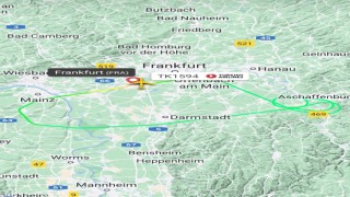 İniş takımları kapanmayan THY uçağı Frankfurta geri döndü