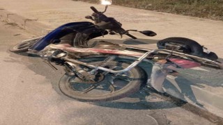 İpsalada kaldırıma çarpan motosikletin sürücüsü yaralandı