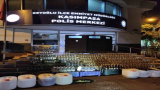 İstanbulda bekçilerden dev operasyon: 200 litre sahte içki ele geçirildi
