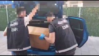 İzmirde binlerce sentetik ecza maddesi ele geçirildi