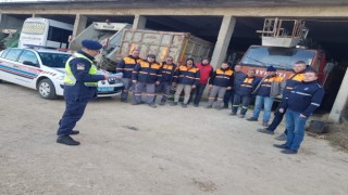 Jandarmadan trafik güvenliği eğitimi
