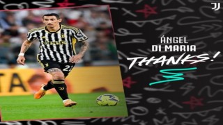 Juventustan Angel Di Mariaya teşekkür