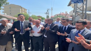 Kağızmanda doğalgaz için ilk kazma vuruldu