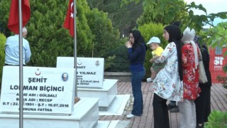 Kahramankazanda şehitler Kurban Bayramı öncesi unutulmadı
