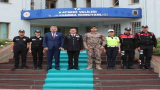 Karabörkten İl Jandarma Komutanlığına ziyaret
