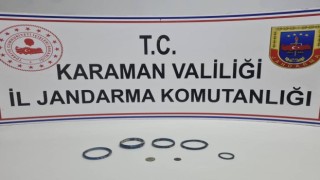 Karamanda jandarmadan tarihi eser operasyonu