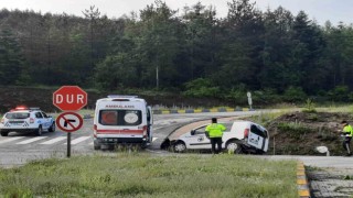 Kastamonuda trafik kazası: 5 yaralı