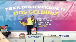 Kastamonulu öğrenci Türkiye Akıl ve Zeka Oyunlarında Türkiye birincisi oldu