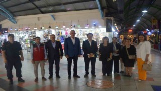 Kaymakam Aksoy kapalı çarşı esnafını tütüne karşı uyardı