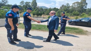 Kaymakam Karaman, Polis Uygulama Noktasında incelemelerde bulundu