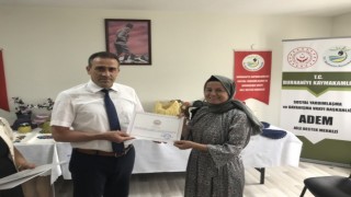 Kaymakam Memiş, sertifika törenine katıldı