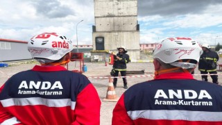 Kayseri OSB İtfaiyesi ANDA ekibine eğitim verdi