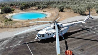 Kazdağlarını orman yangınlarına karşı yarasa helikopter koruyacak
