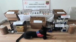 Kırklarelinde kaçakçılık operasyonu: 48 bin 300 makaron ele geçirildi