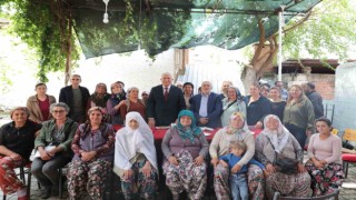 Kızılcaköylü kadınlardan Başkan Ataya teşekkür