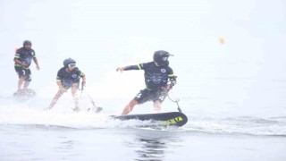 Kocaelide Türkiye Su Jeti ve Flyboard Şampiyonası ile nefesler kesildi