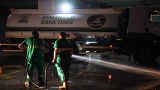 Kurban Kesim alanlarında aralıksız temizlik