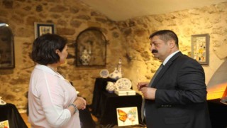 Kursiyerlerin el emekleri görücüye çıktı