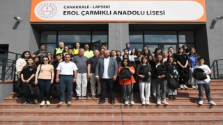 Lise öğrencilerine deprem çantası