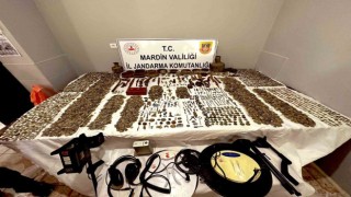 Mardinde 22 bin 265 adet tarihi eserle yakalanan şüpheli tutuklandı