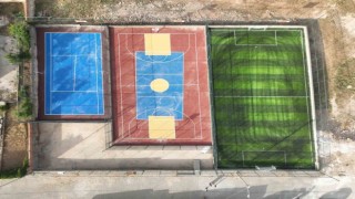Mardinde yarım bırakılan spor alanları tamamlandı