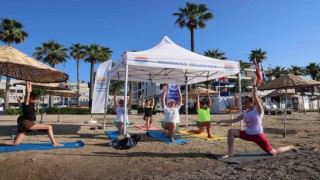 Marmarisliler güne yogayla başladı