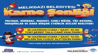 Melikgazide çocuklara ‘karne şenliği
