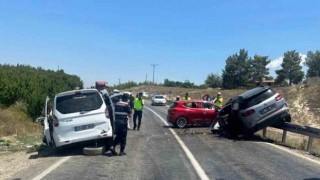 Mersinde zincirleme trafik kazası: 9 yaralı