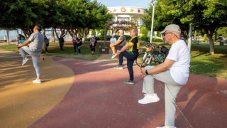 Mersinliler güne sporla başlıyor