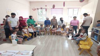 Minikler karne sevinci yaşadı