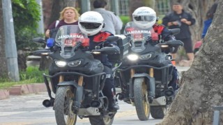 Motosikletli Jandarma timleri Kapıdağda görev başında