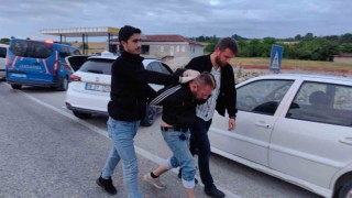 Nefes kesen kovalamacada 50 kilometre sonra yakalandı