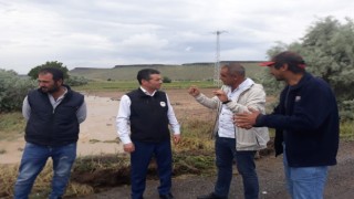 Nevşehirde tarım arazilerinde hasar tespit çalışmaları başladı