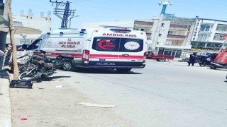 Mardin Nusaybin'de otomobil ile motosiklet çarpıştı: 1 yaralı