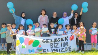 Okul öncesi öğrencilerine başarı belgesi