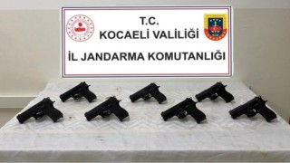 Operasyonda 7 ruhsatsız tabanca ele geçirildi
