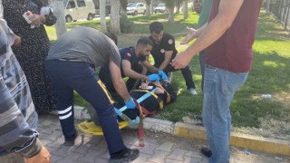 Otomobilin çarptığı yaya yaralandı