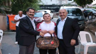Özel birey Enesin askerlik hayali gerçek oldu