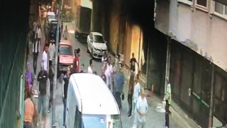 Pendikte yangının çıkış anı güvenlik kamerasına yansıdı