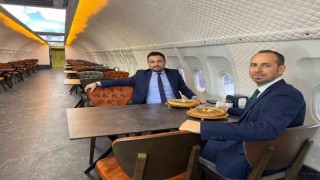 Pistten çıkan uçak pide salonu olarak hizmet vermeye başladı