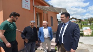 Prof. Dr. Uğur Bilgeden, Seyitgazi İlçesi ve Kırka Mahallesindeki sağlık kuruluşlarına ziyaret